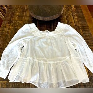 American Eagle NWT size large white blouse